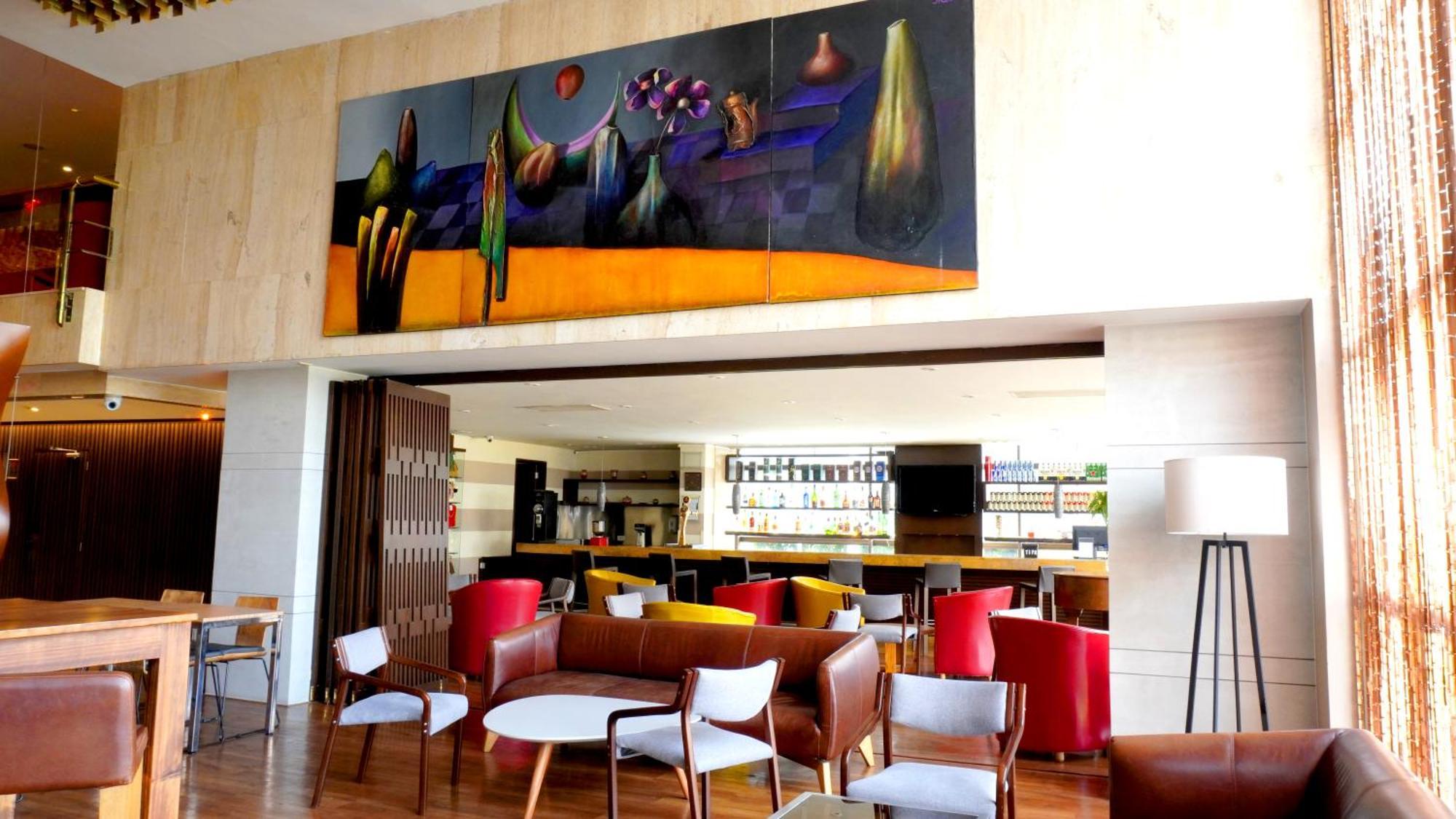 Bogota Plaza Hotel Exterior foto The lobby of the hotel